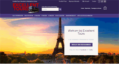 Desktop Screenshot of excellent-tours.nl